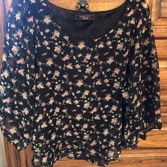 Floral print “crop top” - Picture 2 of 7